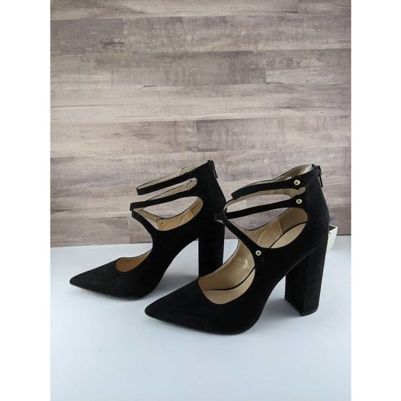 Maurices Strappy Block Heels Black - Picture 2 of 11